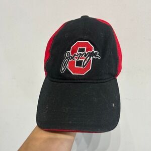 Y2K Cincinnati Reds MLB Red Adjustable Hat Joe Morgan Day Commemorative Baseball